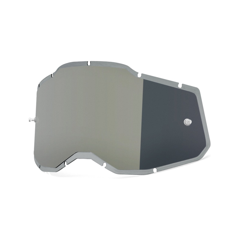 Plexi 100% vbrizgano Racecraft 2/Accuri 2/Strata 2 sivo zrcalno (proti zameglitvi)