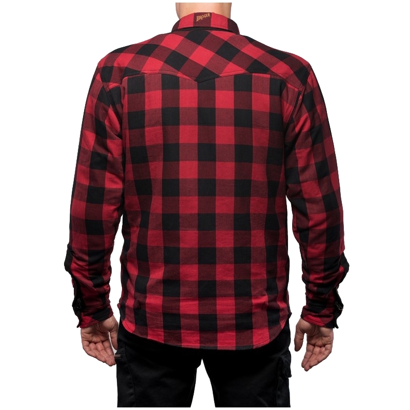Motoristična majica BROGER Alaska black-red razprodaja