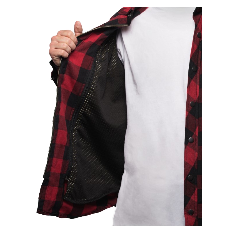 Motoristična majica BROGER Alaska black-red razprodaja
