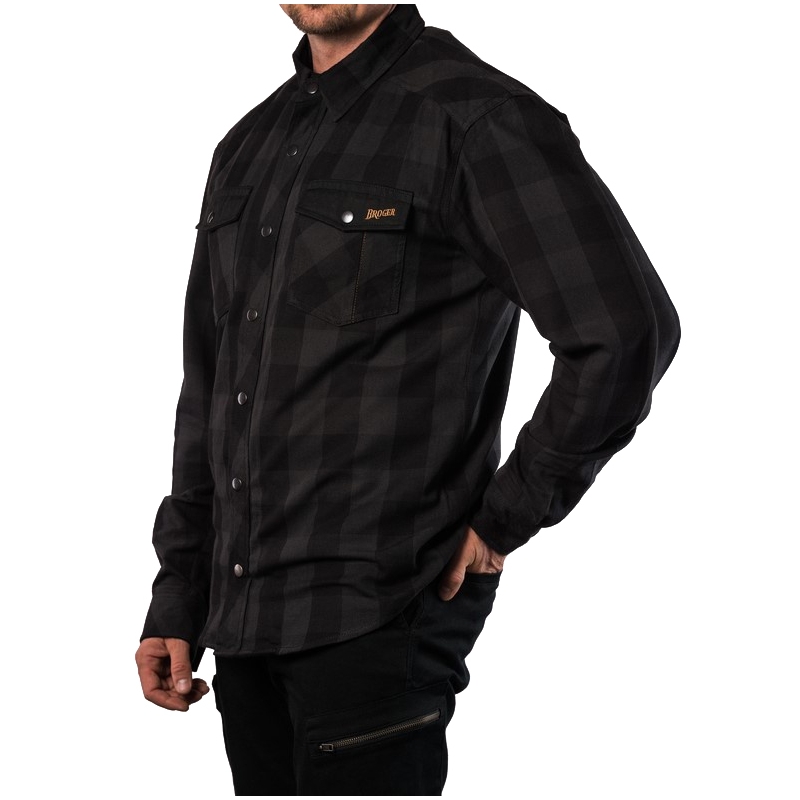 Motoristična majica BROGER Alaska black-grey razprodaja
