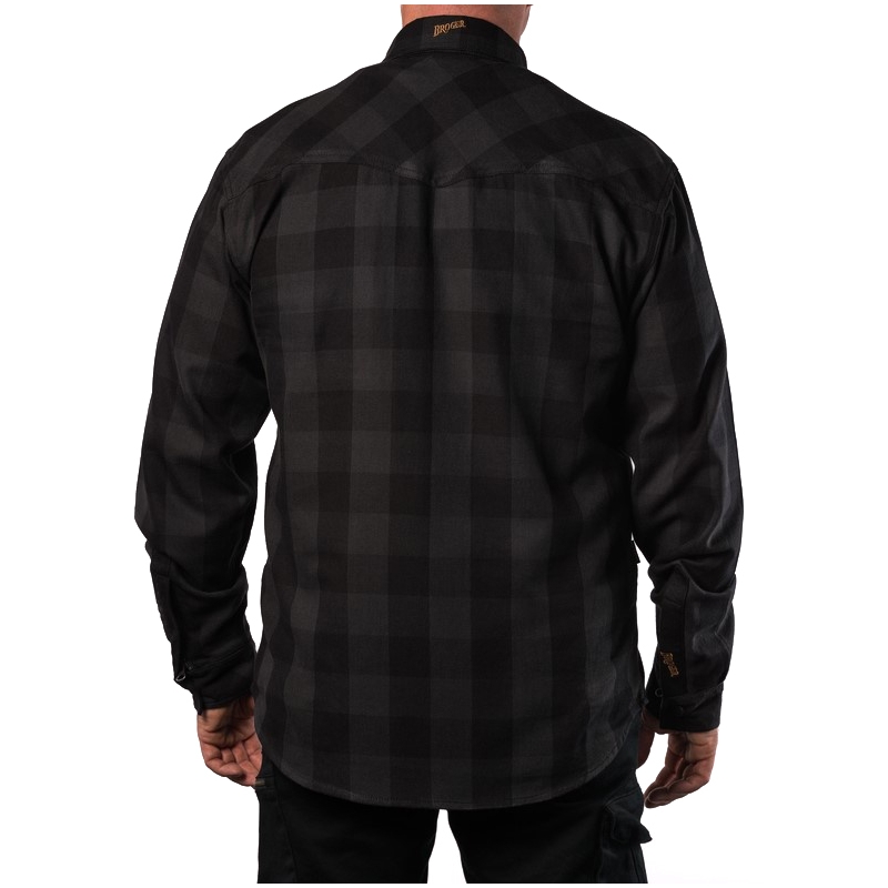 Motoristična majica BROGER Alaska black-grey razprodaja