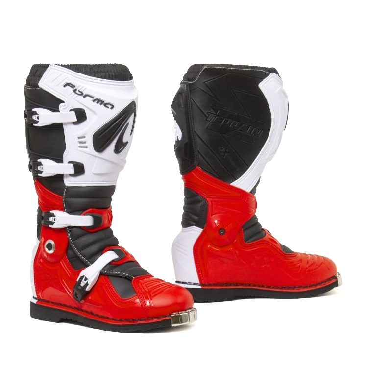 Forma Terrain Evolution TX motoristični škornji rdeča in bela