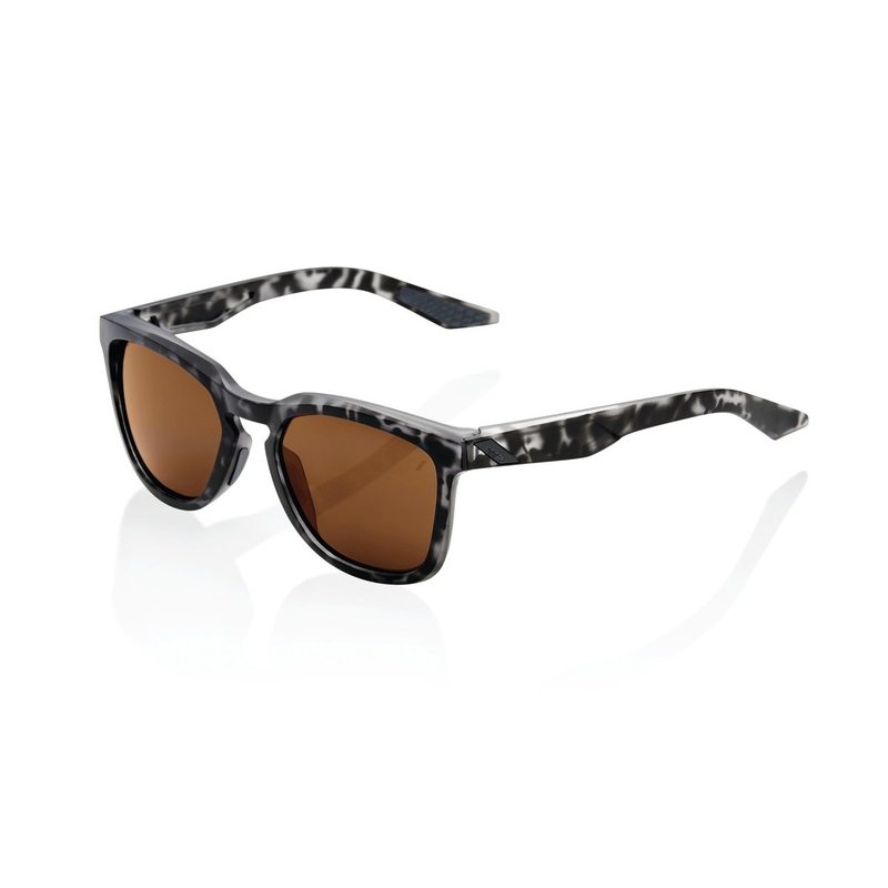 Sončna očala 100% HUDSON Matte Black Havana black-grey (bronaste leče)