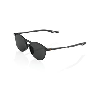 Sončna očala 100% LEGERE ROUND Polirana črna (dimljena očala)