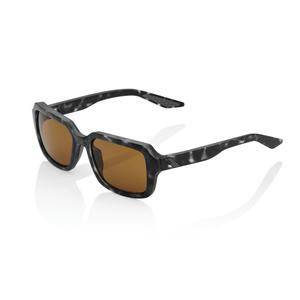 100% RIDELEY Matte Black Havana Grey sončna očala (bronasta očala)