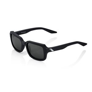100% sončna očala RIDELEY Soft Tact Black (sive leče)