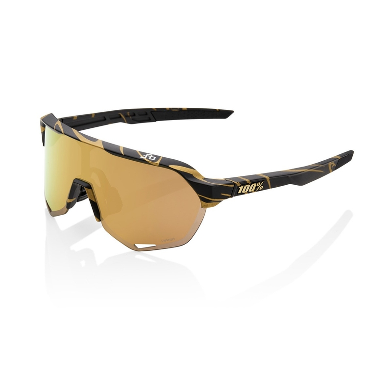 Sončna očala 100% S2 Peter Sagan LE Metallic Golg Flake black-gold (HIPER zlato steklo)