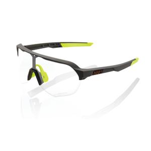 Sončna očala 100% S2 Soft Tact Cool Grey Grey-Yellow (fotokromno steklo)