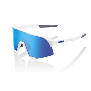Sončna očala 100% S3 Matte White bela (modro steklo HIPER)