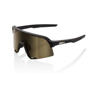 Sončna očala 100% S3 Soft Tact Black (zlato steklo)
