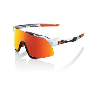 Sončna očala 100% S3 Soft Tact Grey Camo oranžno-črno-bela (rdeča kromirana stekla)