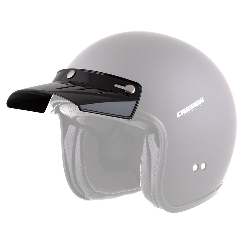 Ploščati vizir za čelade Cassida Oxygen črn