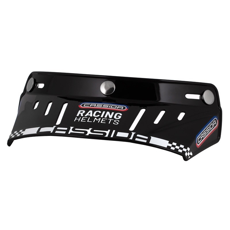Ploščati vizir za čelade Cassida Oxygen Racing Spirit black