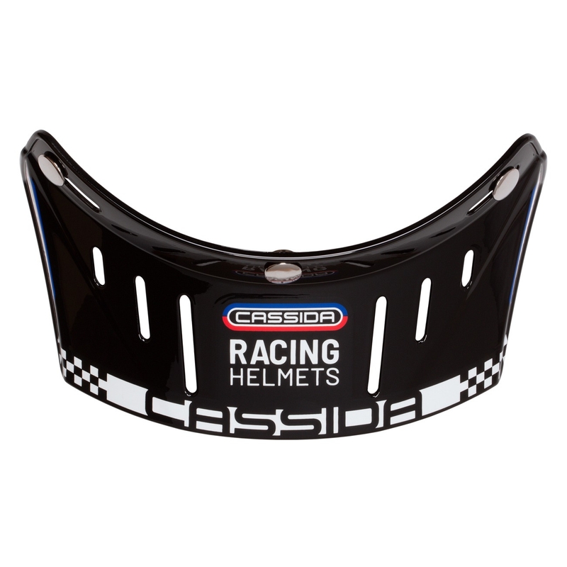 Ploščati vizir za čelade Cassida Oxygen Racing Spirit black