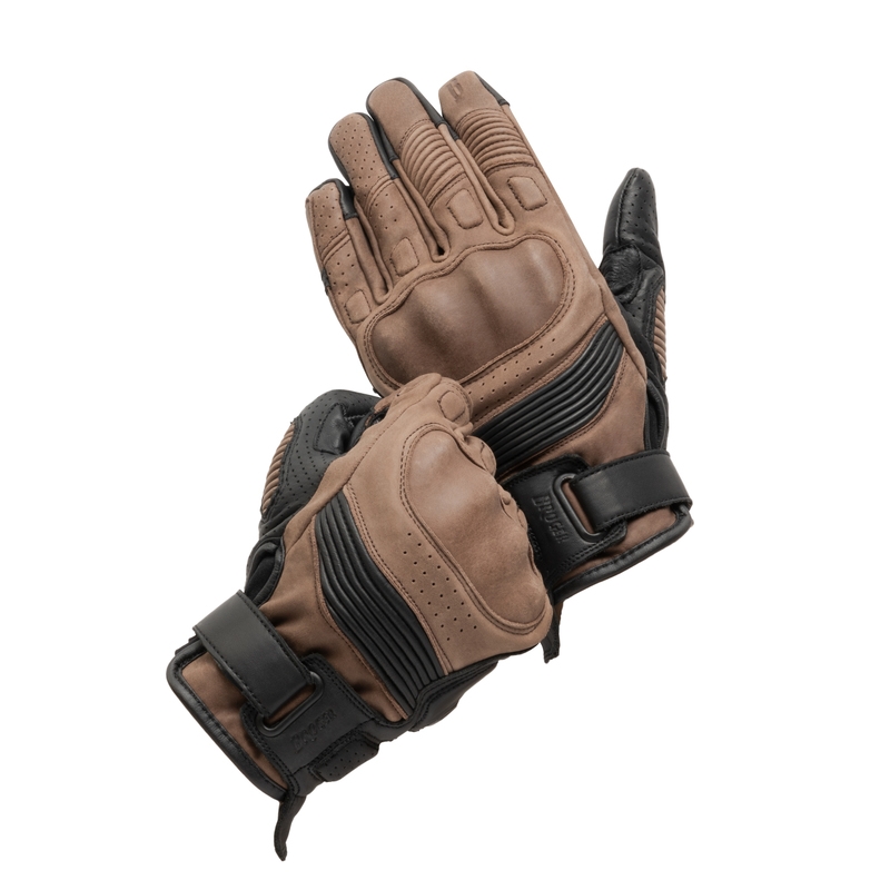 Ženske motoristične rokavice BROGER Ohio vintage brown razprodaja