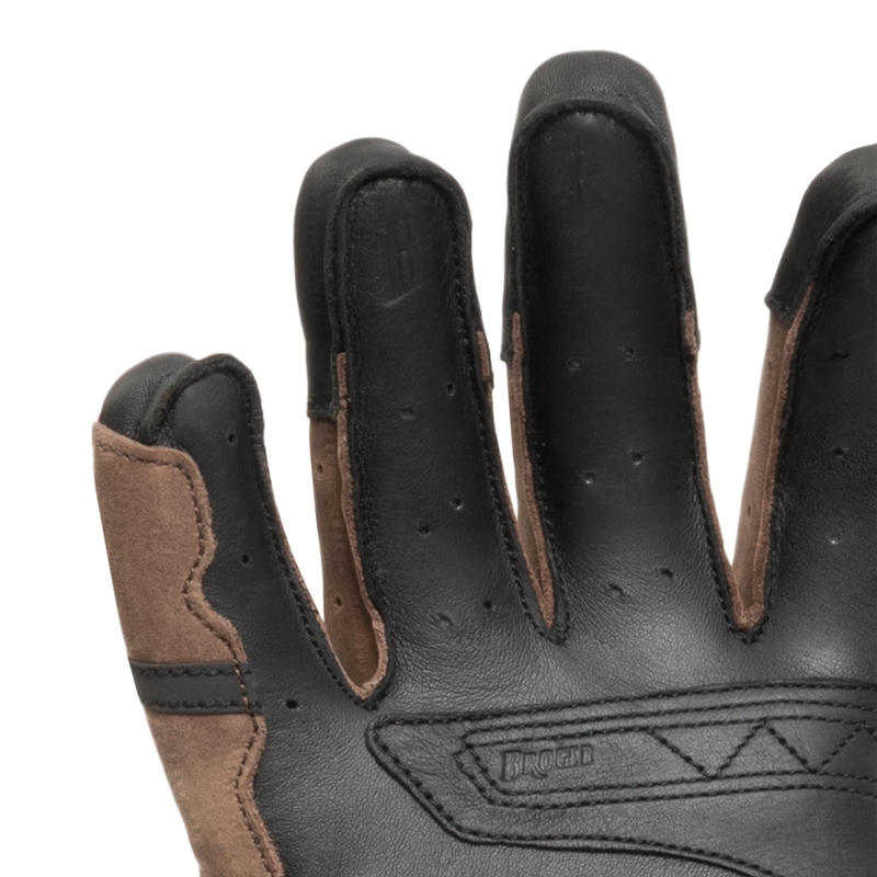 Ženske motoristične rokavice BROGER Ohio vintage brown razprodaja