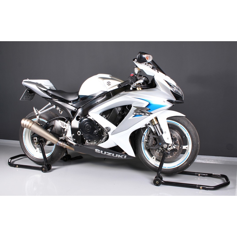 Komplet stojal za motorje R-TECH spredaj + zadaj s kolesi - II. kakovost