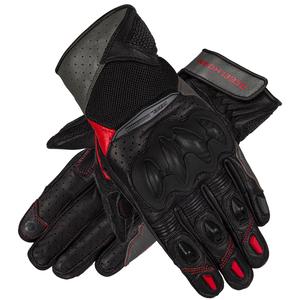 Ženske motoristične rokavice Rebelhorn Flux II rdeče in črne