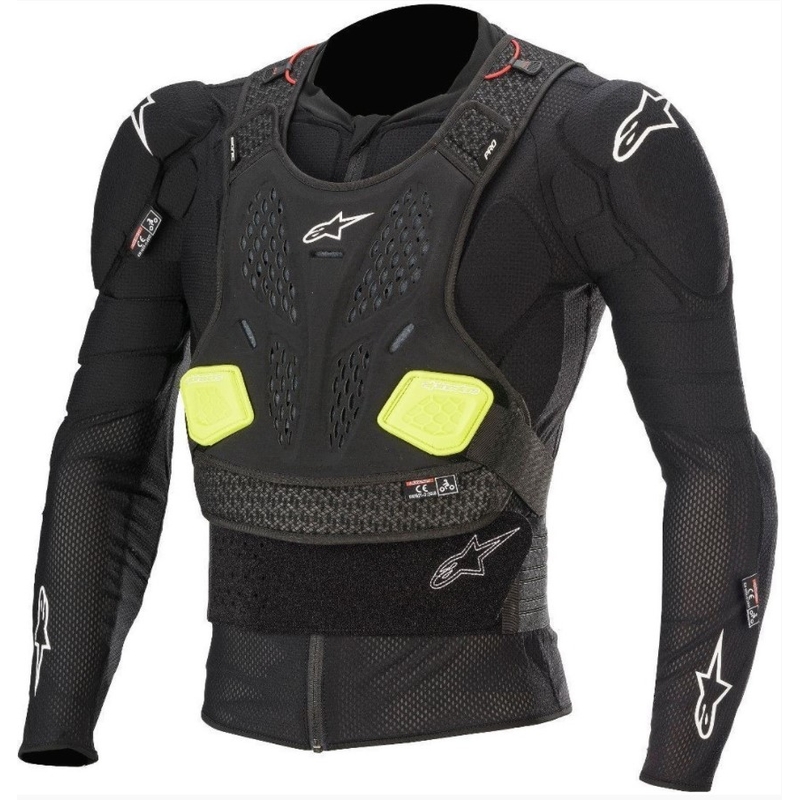 Alpinestars Bionic Pro črno-fluo rumena zaščita telesa - razred II