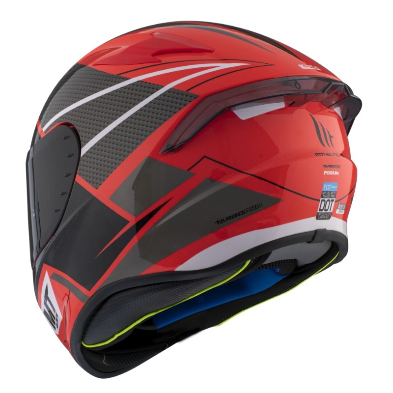 MT FF106 Pro Targo Pro Podium D5 integralna motoristična čelada rdeče-črna razprodaja