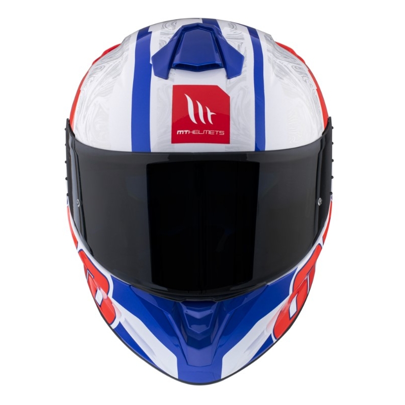 MT FF106 Pro Targo Pro Welcome A5 belo-modro-rdeča integralna motoristična čelada razprodaja