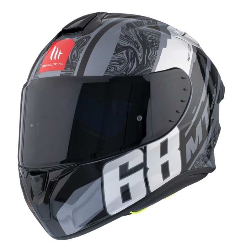 MT FF106 Pro Targo Pro Welcome F2 siva integralna motoristična čelada