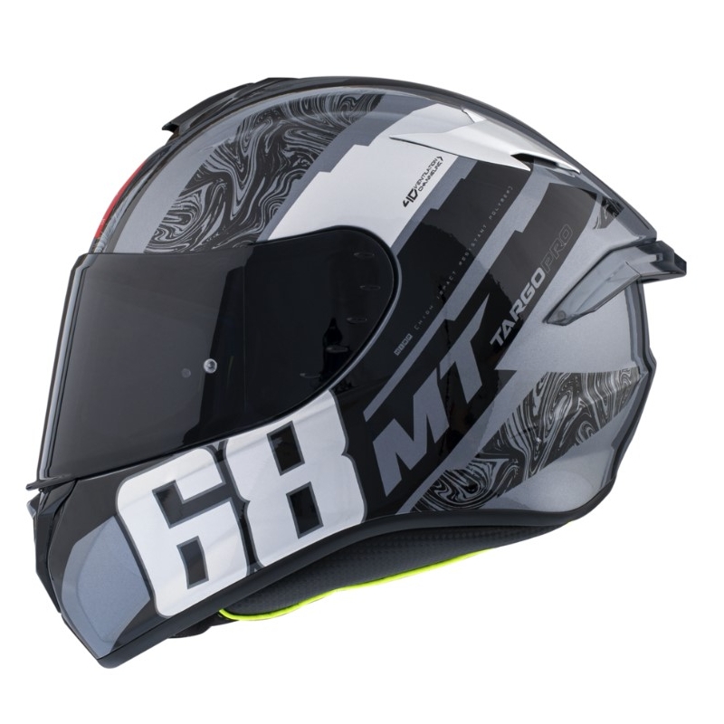 MT FF106 Pro Targo Pro Welcome F2 siva integralna motoristična čelada
