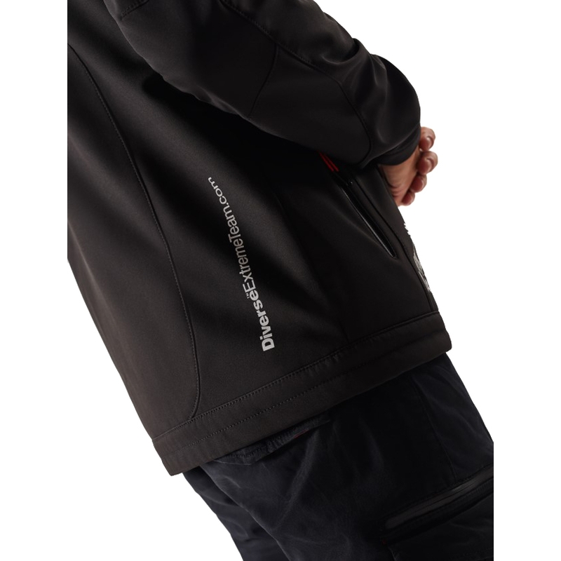 Moška softshell jakna DAKAR Sotix rdeče-črna