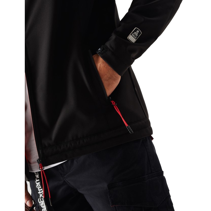 Moška softshell jakna DAKAR Sotix rdeče-črna