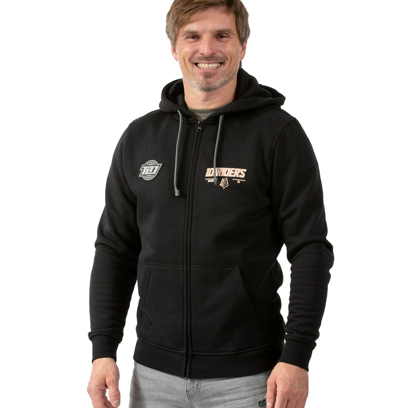 Mikina s kapuco 101 Riders Force Zip Black razprodaja