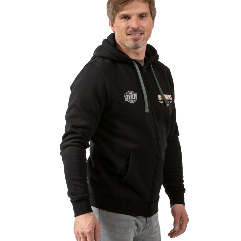 Mikina s kapuco 101 Riders Force Zip Black razprodaja