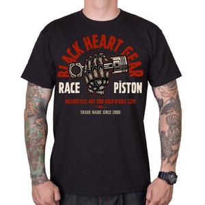 Moška črna majica Heart Race Piston black
