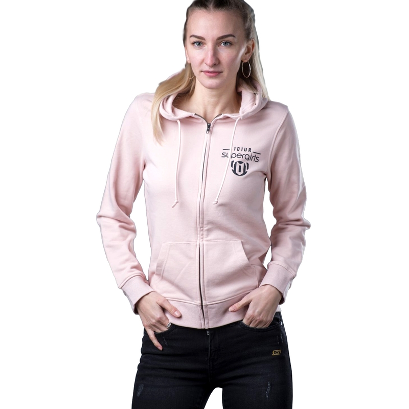 Ženska jopica 101 Riders My Zip Hood roza razprodaja