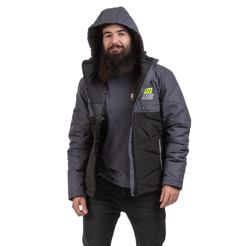 101 Riders Odmrzovalna jakna black-grey razprodaja