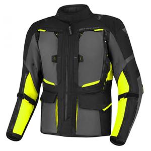 Motoristična jakna Shima Hero 2.0 black-grey-fluo yellow