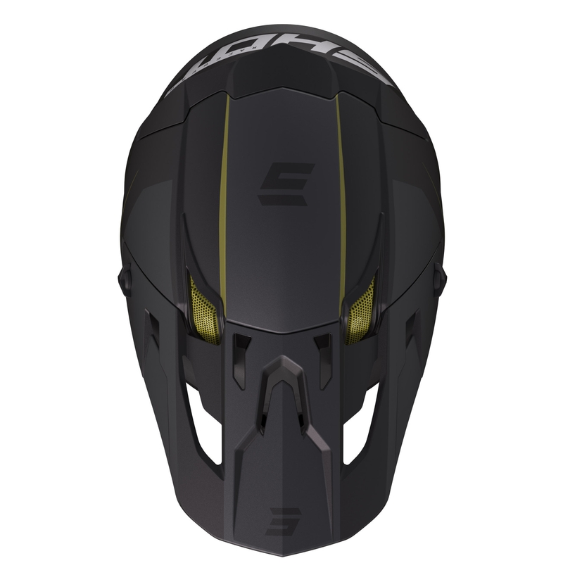 Motokros čelada Shot Core Comp black-gold