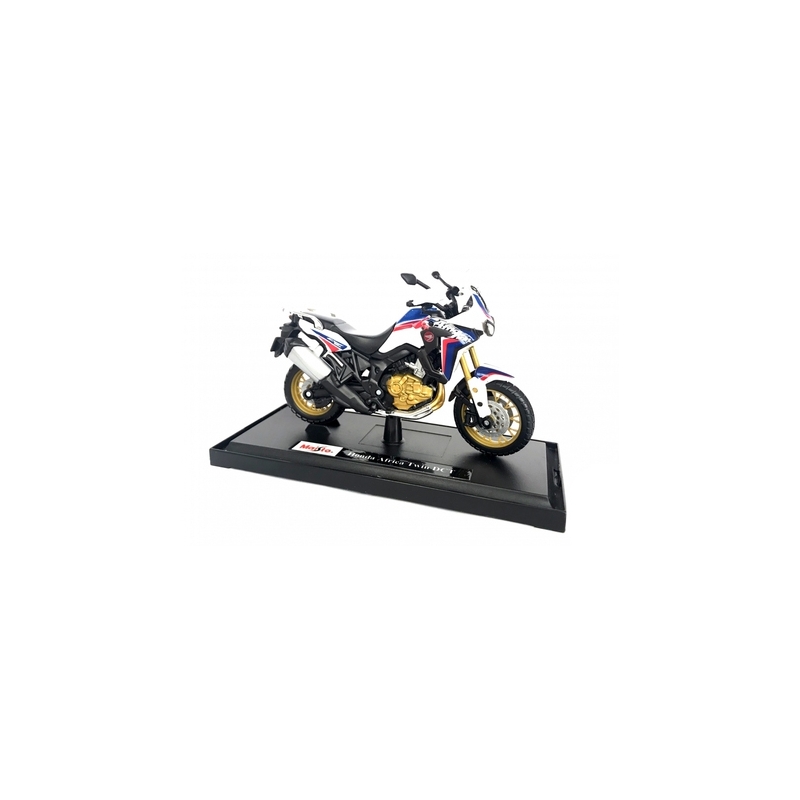 Model motocikla Maisto Honda African Twin white-blue-red