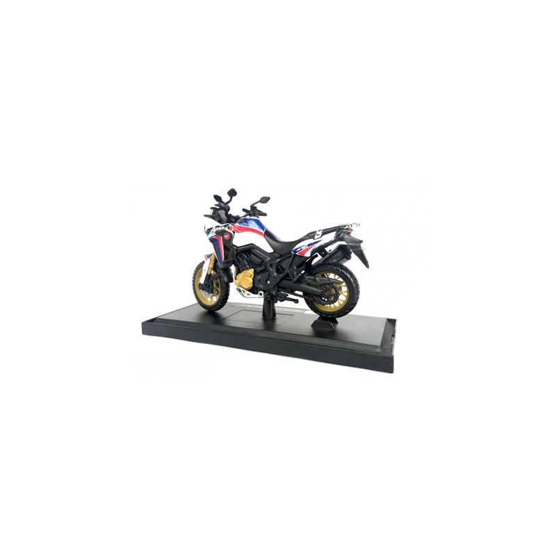 Model motocikla Maisto Honda African Twin white-blue-red