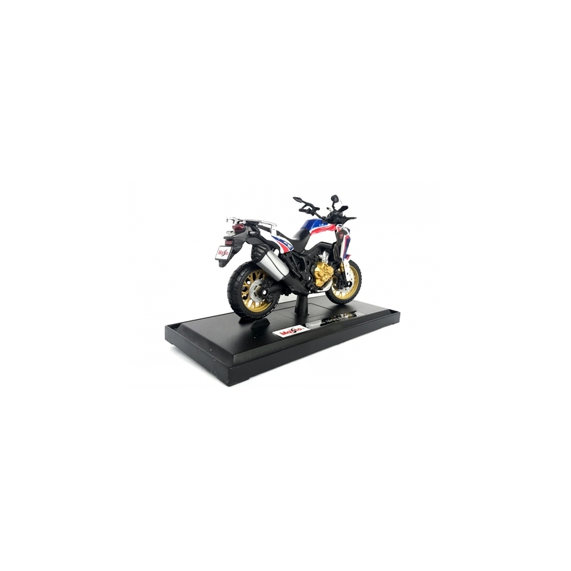 Model motocikla Maisto Honda African Twin white-blue-red