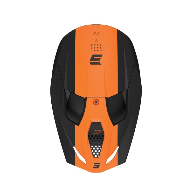Motokros čelada Shot Race Camo Black-Grey-Orange razprodaja