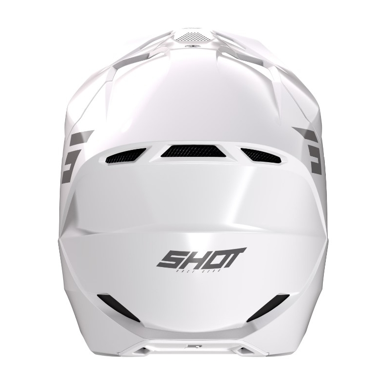 Motokros čelada Shot Furious Solid White