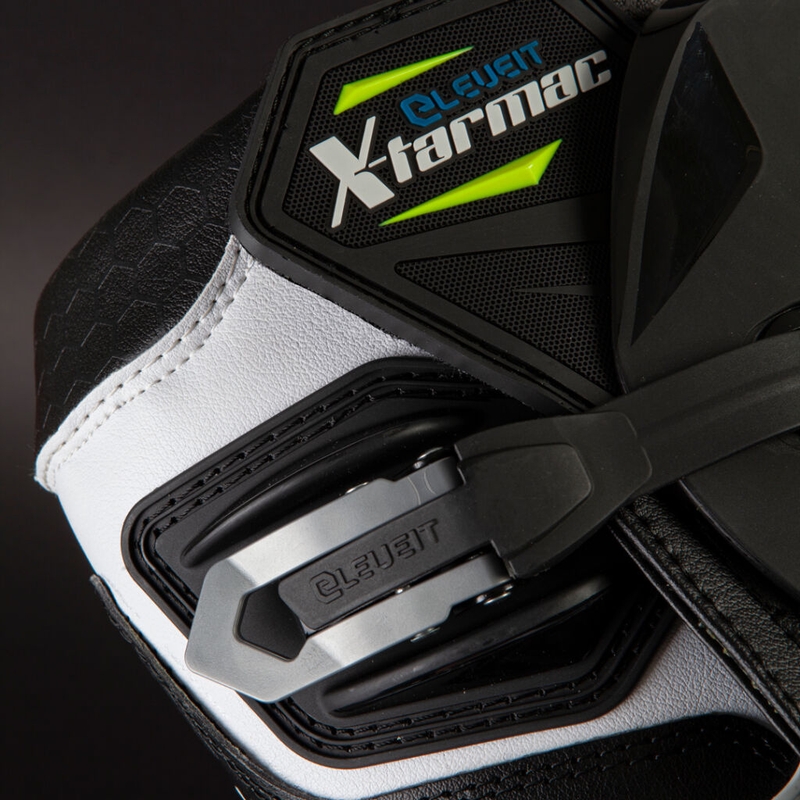 Eleveit X-Tarmac črno-fluo rumeni motoristični škornji razprodaja