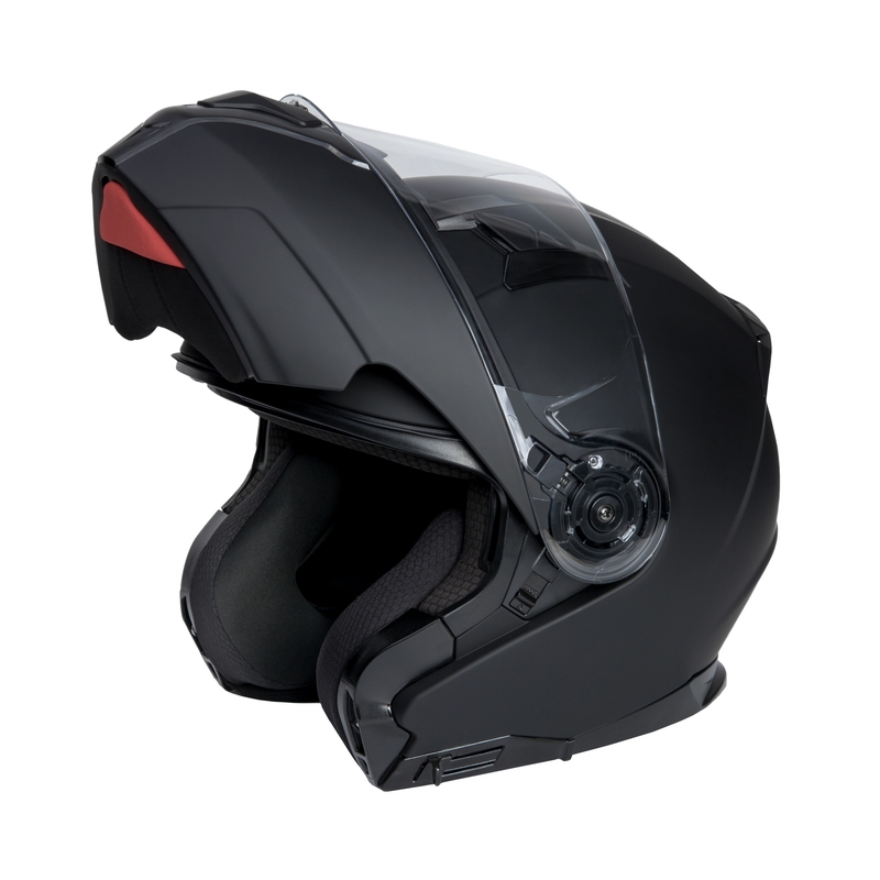 Ozone Flip Up motoristična čelada Storm Black Matte