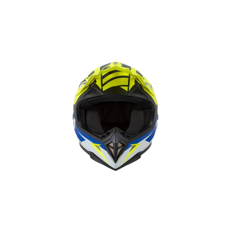 Motokros čelada ZED X1.9 blue-fluo yellow-black-white
