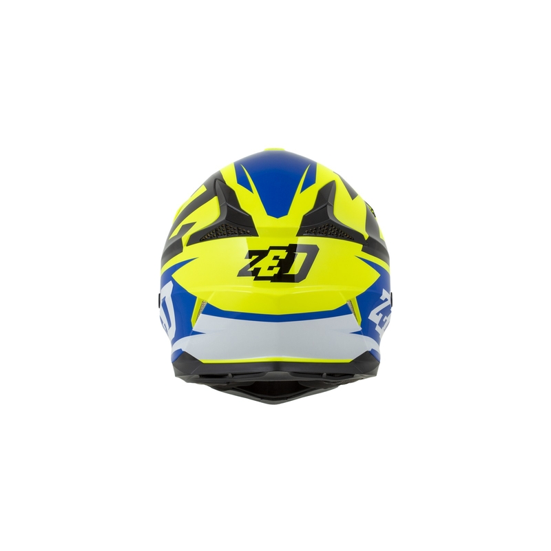 Motokros čelada ZED X1.9 blue-fluo yellow-black-white