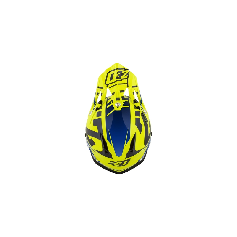 Motokros čelada ZED X1.9 blue-fluo yellow-black-white