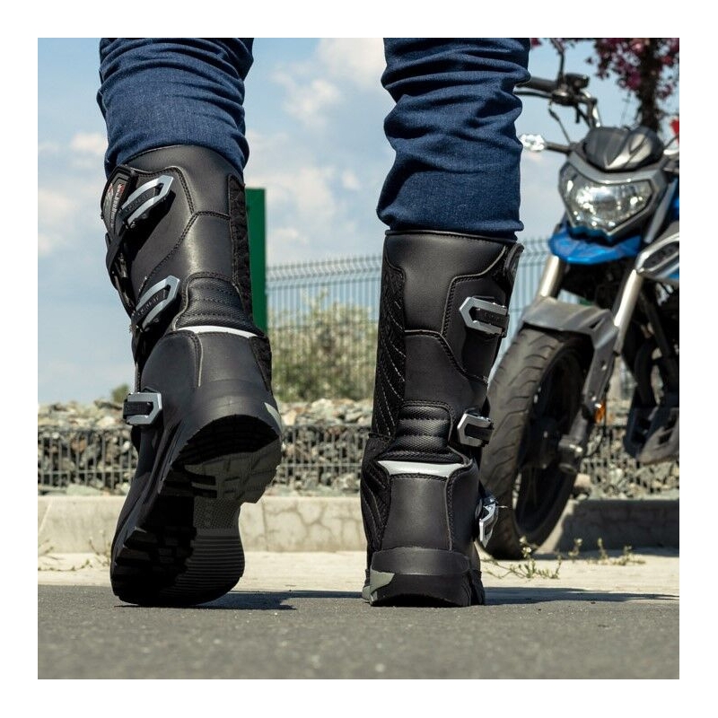 Eleveit T Spirit Evo WP Black Motorcycle Boots