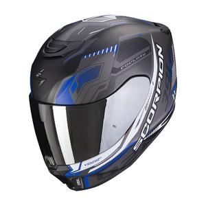 Integralna motoristična čelada Scorpion EXO-391 Haut black-silver-blue