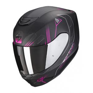 Integralna motoristična čelada Scorpion EXO-391 Spada črno-rožnata mat