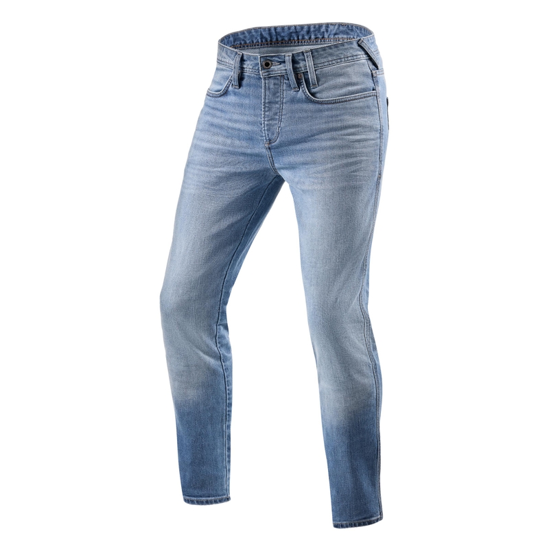 Motoristične kavbojke Revit Piston 2 SK light blue razprodaja